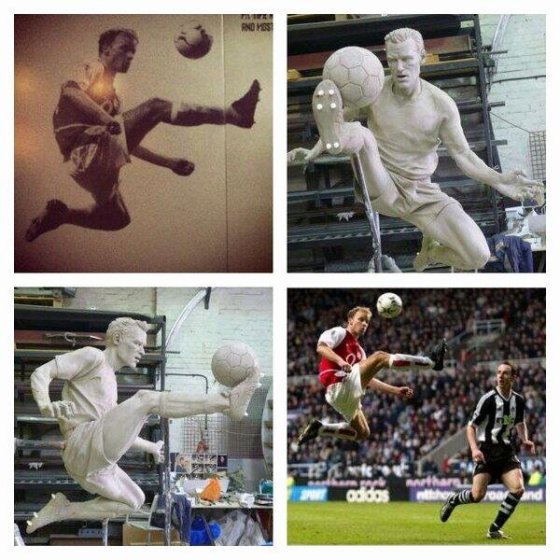 Bergkamp statue